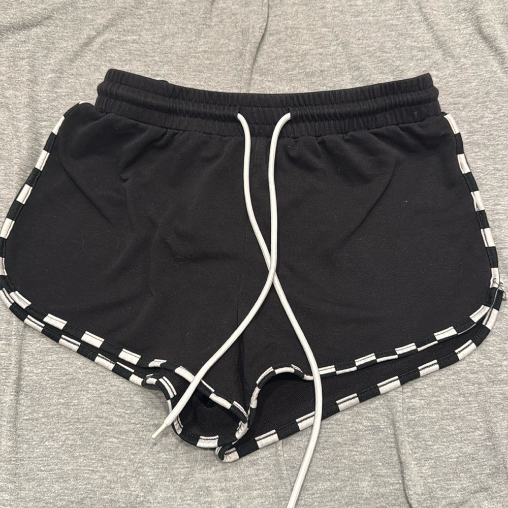 Black shein shorts